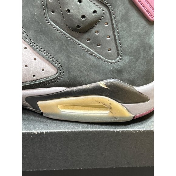 Nike Air Jordan 6 Retro Bordeaux GS Shoes Size 7Y / 8.5 Womens Black Graphite - Picture 6 of 10